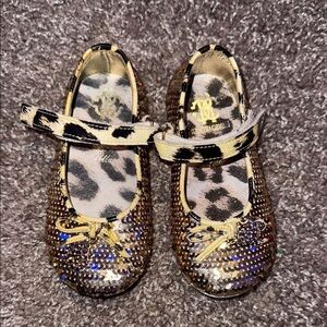 Sequin Roberto cavalli Mary Jane toddler ballet flats